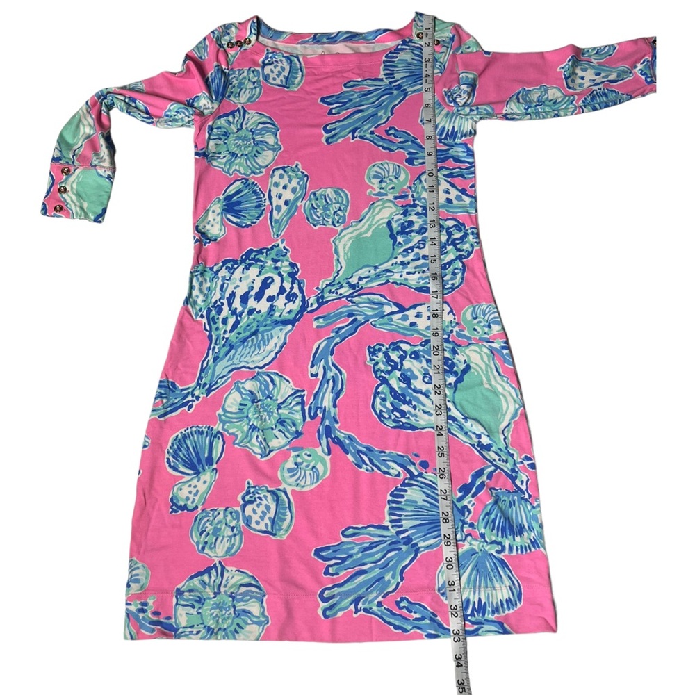 Lilly Pulitzer Sophie Dress Pink Blue Pout Barefoot Princess - Picture 4 of 8